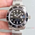 Noob Factory Swiss ETA3135 Replica Submariner Watch SS Black Ceramic 40mm_th.jpg